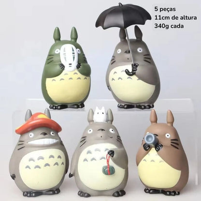 Coleção 5pçs Filme Meu Amigo Totoro Studio Ghibli