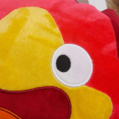 Almofada Pelúcia Calcifer Ótima Costura Castelo Animado Studio Ghibli - Pelucitos
